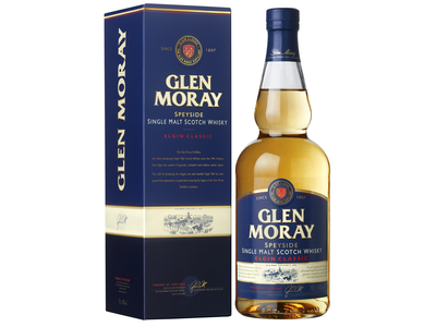 Škotiškas viskis GLEN MORAY Speyside Single Malt su dėžute, 0,7 l, 40 %
