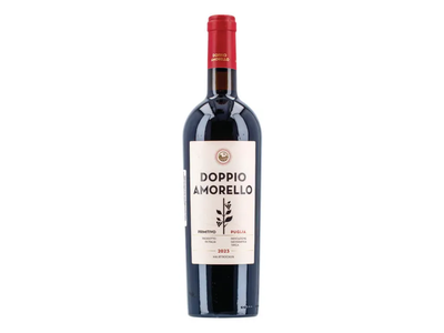 Raudonasis pusiau sausas vynas DOPPIO AMORELLO PRIMITIVO PUGLIA 13,5%, 0,75 l