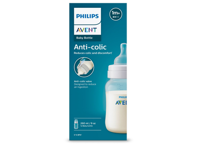 Buteliukas PHILIPS ANTI-COLIC, 260 ml, 1+ m.