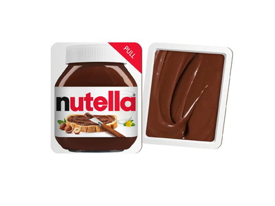 Tepamas kremas NUTELLA, su lazdynų riešutais ir kakava, 15g x 120vnt, 1,8kg