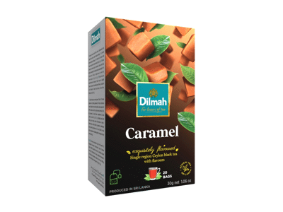 Juodoji arbata DILMAH, karamelės skonio, 30 g