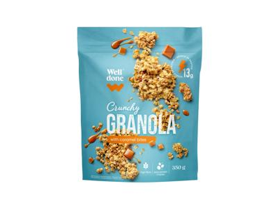 Granola su karamele WELL DONE, 350 g