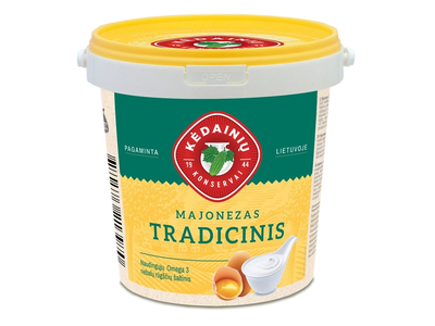 TRADICINIS KĖDAINIŲ majonezas, 40 % rieb., 1 kg