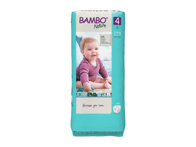 Sauskelnės BAMBO NATURE 4 (7-14 kg), 48 vnt.
