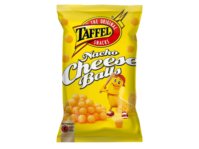 Traškučiai TAFFEL NACHO CHEESE BALLS, 60 g