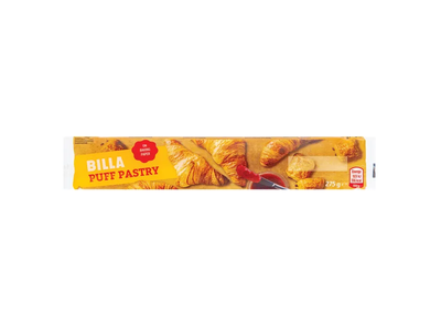 Šaldyta sluoksniuota bemielė tešla BILLA, 275 g
