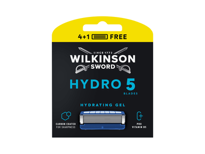 Skustuvo galv. WILKINSON SWORD HYDRO 5, 5 vnt