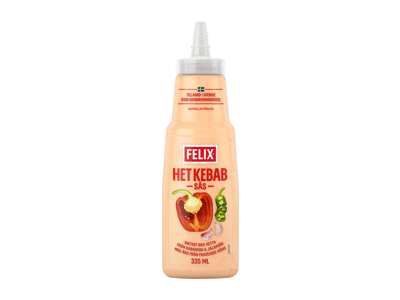 Aštrus kebabų padažas FELIX, 335 g