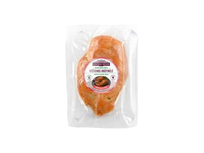 	K. r. vištienos krūtinėlė, A. r., laiškinių česnakų skonio, 1 kg