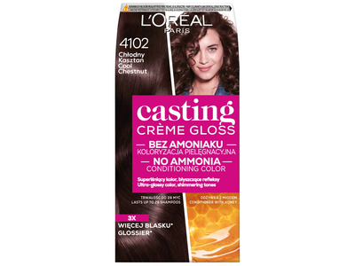 Plaukų dažai L'OREAL CASTING CREME GLOSS, Nr. 4102, 1 vnt.