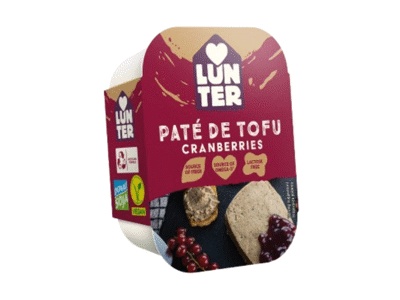 Tofu paštetas su spanguolėmis, 150 g
