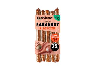 Augalinės kilmės KABANOS dešrelės, 160 g