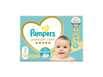 Sauskelnės PAMPERS Premium Care, Mega Box, 2 dydis, 136 vnt.
