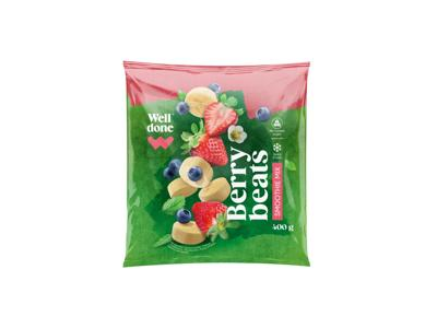 Šaldytas raudonųjų vaisių, uogų mišinys kokteiliui WELL DONE, 400 g