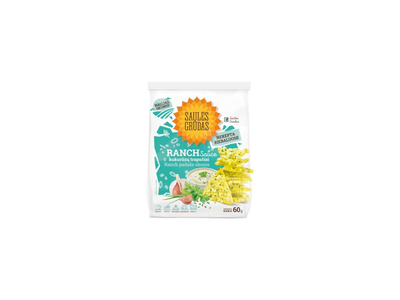 Kukurūzų trapučiai SAULĖS GRŪDAS RANCH padažo skonio, 60 g