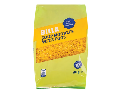 Makaronai su kiaušiniu BILLA SOUP, 500 g
