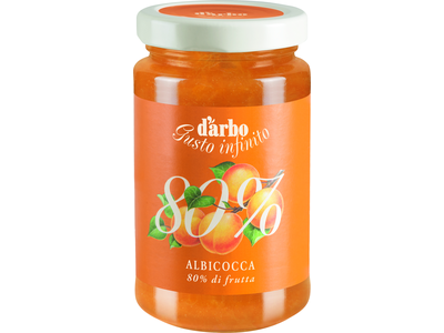 Abrikosų užtepas D'ARBO, 80%, 250 g