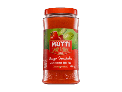 Padažas makaronams MUTTI su bazilikais, 400 g