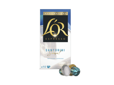 Kavos kapsulės L'OR SANTORINI, 52 g