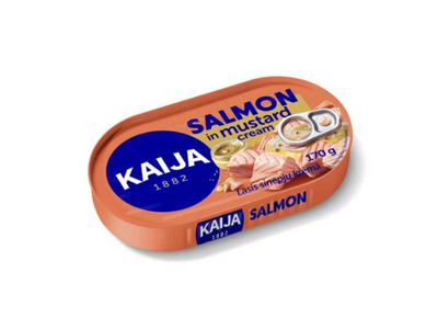 Lašišos filė garstyčių kreme KAIJA, 170g