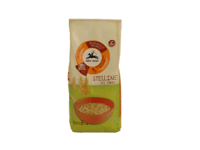 Ekologiški speltų makaronai ALCE NERO (kūd. nuo 6 mėn.), 500 g 