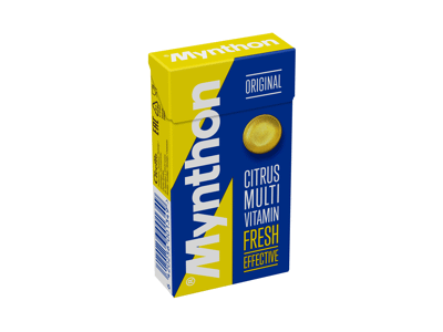 Pastilės MYNTHON, citrinų skonio, 34 g