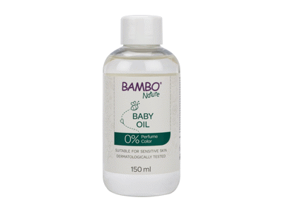 BAMBO vaikų prausimosi aliejus, bekvapis 150ml