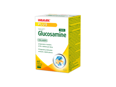 WALMARK tabletės Glucosamine + Collagen FORTE N60
