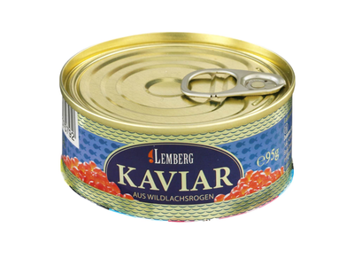 Raudon. kuprių ikrai LEMBERG ALASKA GOLD, 95g