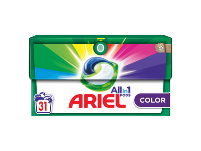 Skalbimo kapsulės ARIEL Color, 31 skalb.