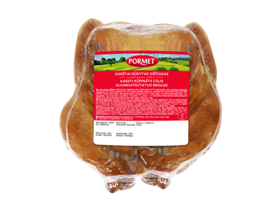 Karštai rūkytas viščiukas PORMET, a. r., 1 kg