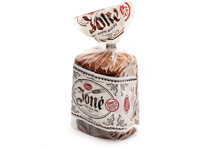 Ruginė raikyta duona JONĖ be mielių, 390 g