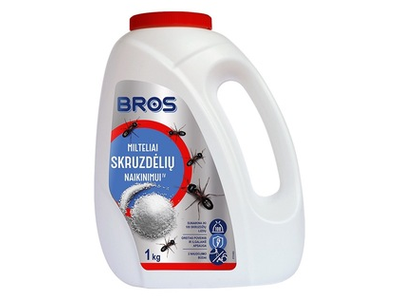 Milteliai skruzdėlių naikinimui BROS, 1 kg