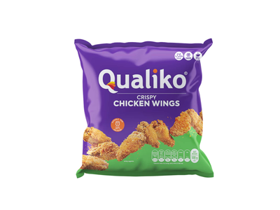 Aštr. traškūs vištienos sparn. QUALIKO, 500 g