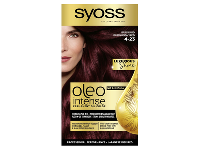 Plaukų dažai SYOSS OLEO INTENSE,Nr.4-23