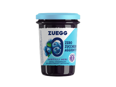 Mėlynių džemas ZUEGG be cukraus, 220 g