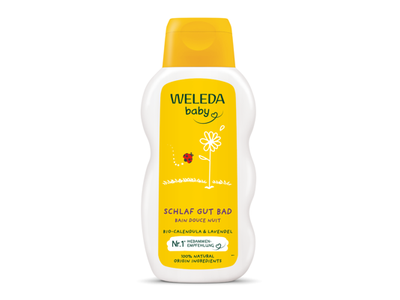 WELEDA CALENDULA, Good Night Bath, priemonė vonelei, 200ml
