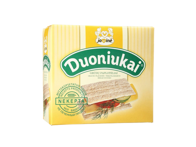 Grūdų paplotėliai DUONIUKAI JAVINĖ, 80g