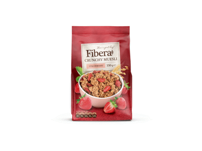 Granola MIO&RIO su braškių gabaliukais, 350 g