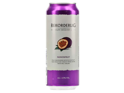 Sidras REKORDERLIG PASSIONFRUIT, 4,5 %, 0,5 l