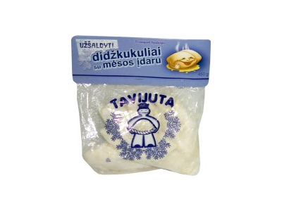 Didžkukuliai, su mėsos įdaru, 450 g, TVI