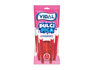 Guminukai VIDAL DULCI PICA, braškių skonio, 90 g