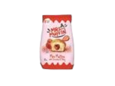 Keksiukai MRS.MUFFIN su braškių džemu, 200 g