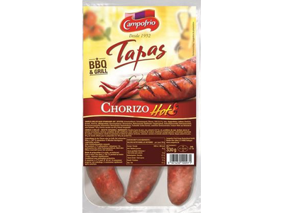 Virta kiaulienos dešra CAMPOFRIO Chorizo BBQ hot, 330g