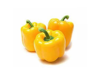 Geltonos saldžiosios paprikos (80+mm),1kl,1kg