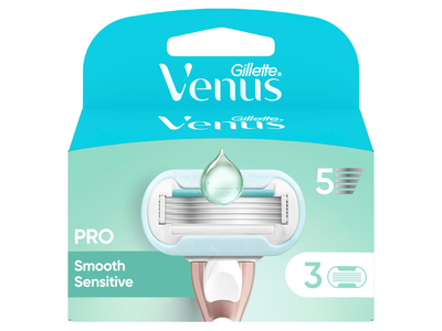 Sk. galvutės VENUS EXTRA SENSITIVE, 3 vnt