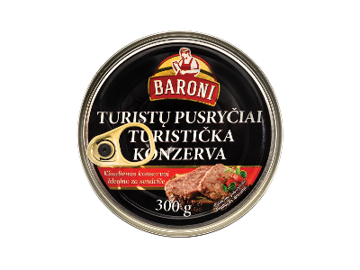 Baroni Kiaulienos konservai Turistų pusryčiai