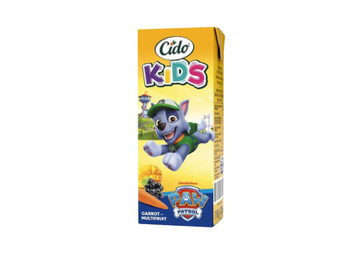 Įv. vais., morkų sulčių gėrim. CIDO PP, 0,2 l