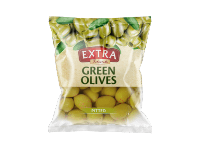 Žaliosios alyvuogės be kauliukų EXTRA LINE, 180 g