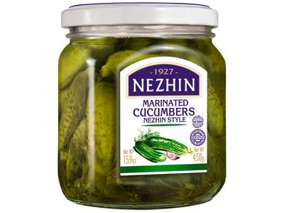 Marinuoti agurkai Neghinsky NEZHIN, 450g/230g
